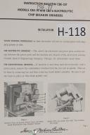 Hammond-Hammond CBE-66 & CBE-77, Electrochemical Grinder, Instructions Manual 1968-CBE-66-CBE-77-02